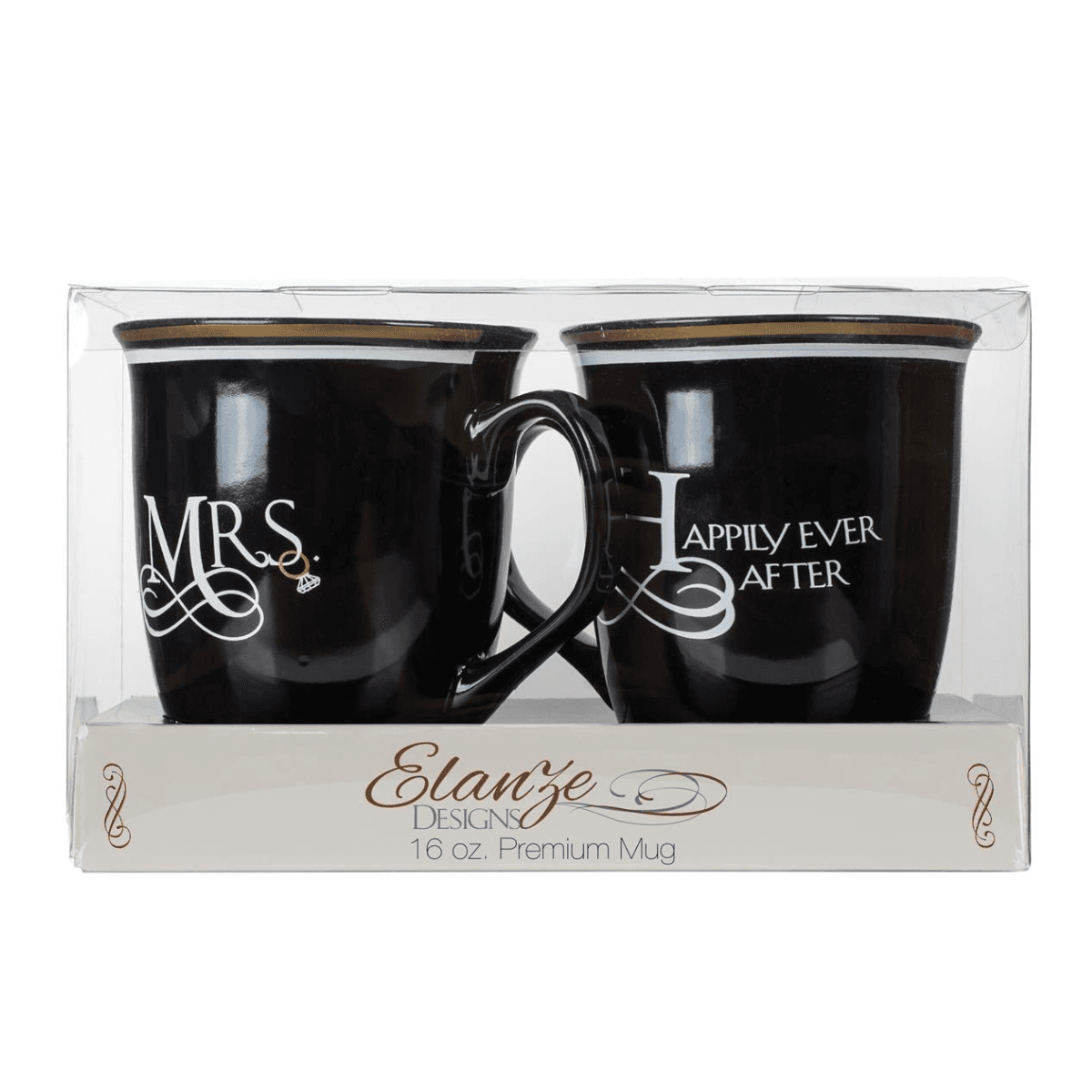 MR AND MRS HAPPILY EVER AFTER MUG SET, picture 2