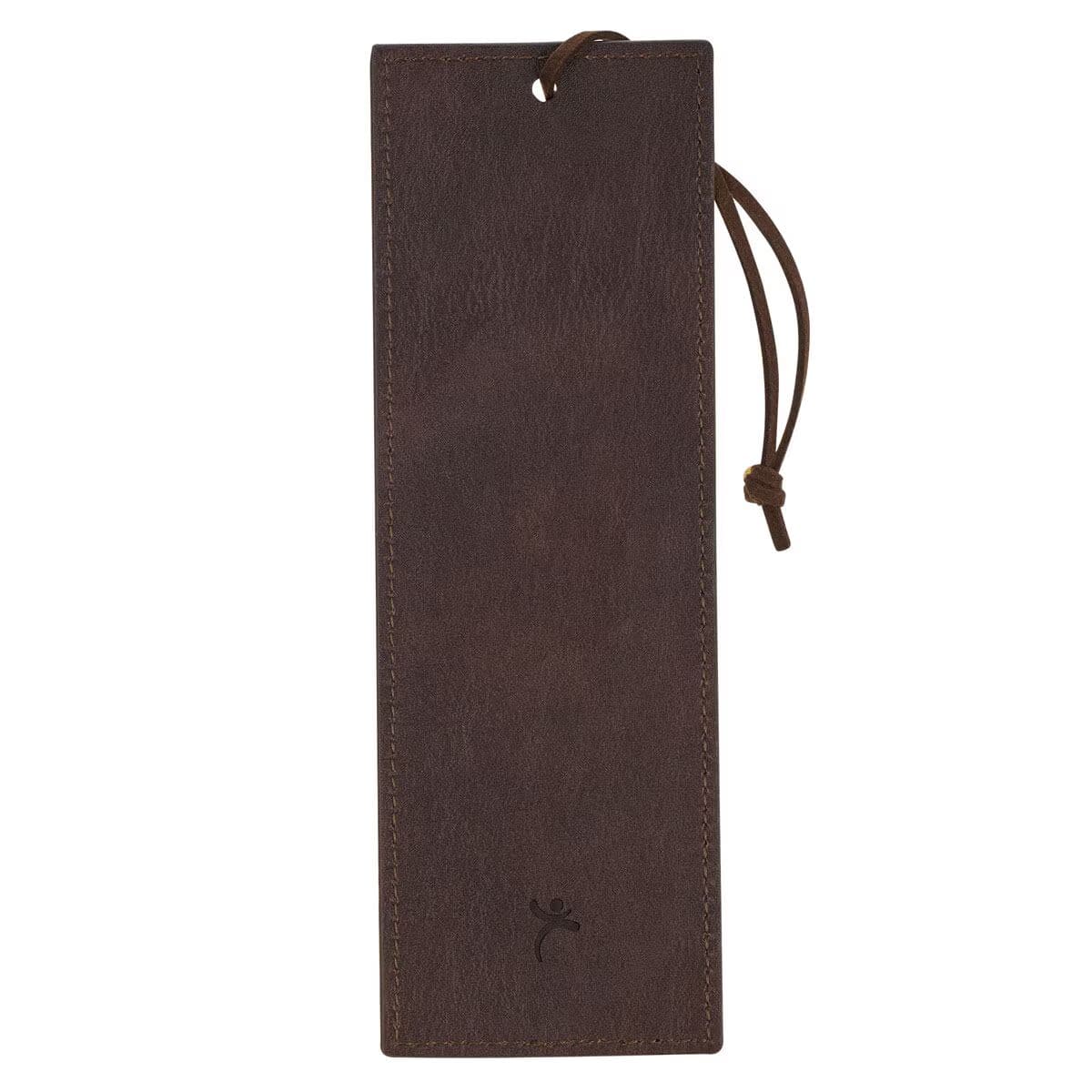 The Plans - Jeremiah 29:11 Cocoa Brown and Taupe Faux Leather Bookmark, picture 2