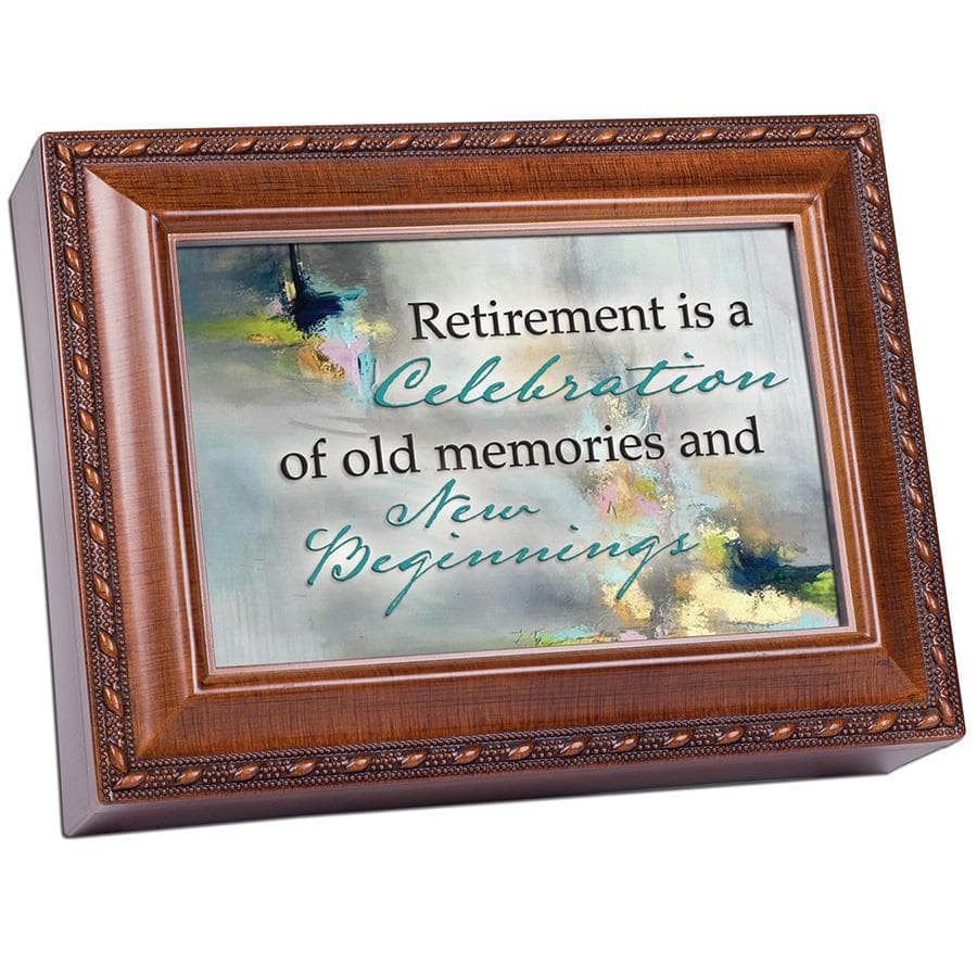 Retirement Celebration Musical Jewelry Box
