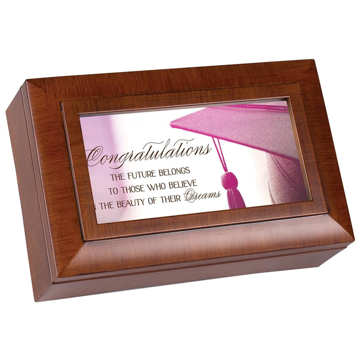 Congratulations Future Petite Musical Jewelry Box