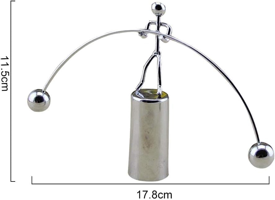 Balancing Metal Man Desk Ornament, picture 2