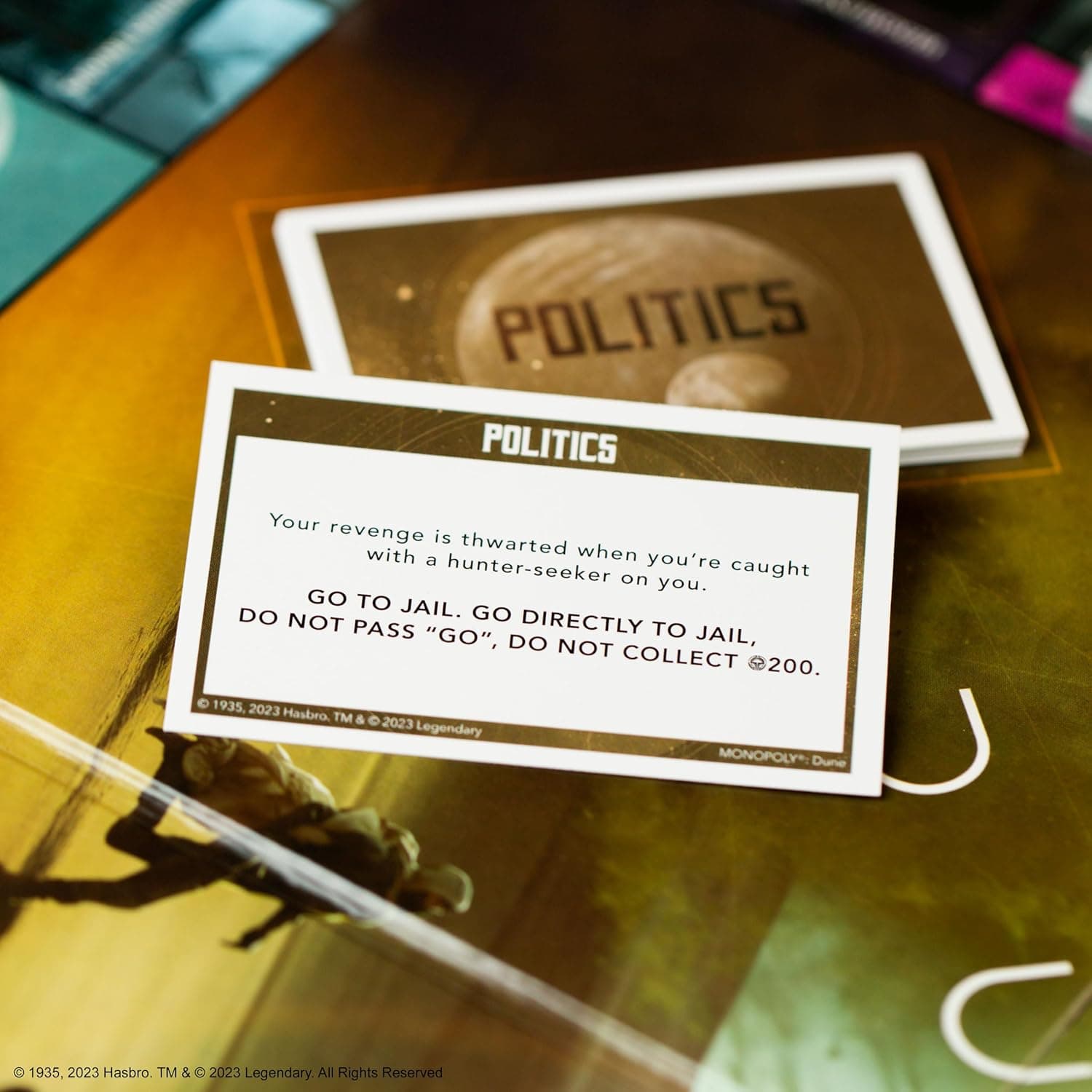 Monopoly: Dune | Play as The Ducal Ring, Crysknife, Gom Jabbar & More |Officially Licensed Collectible Game Based on The Movie Dune, picture 4