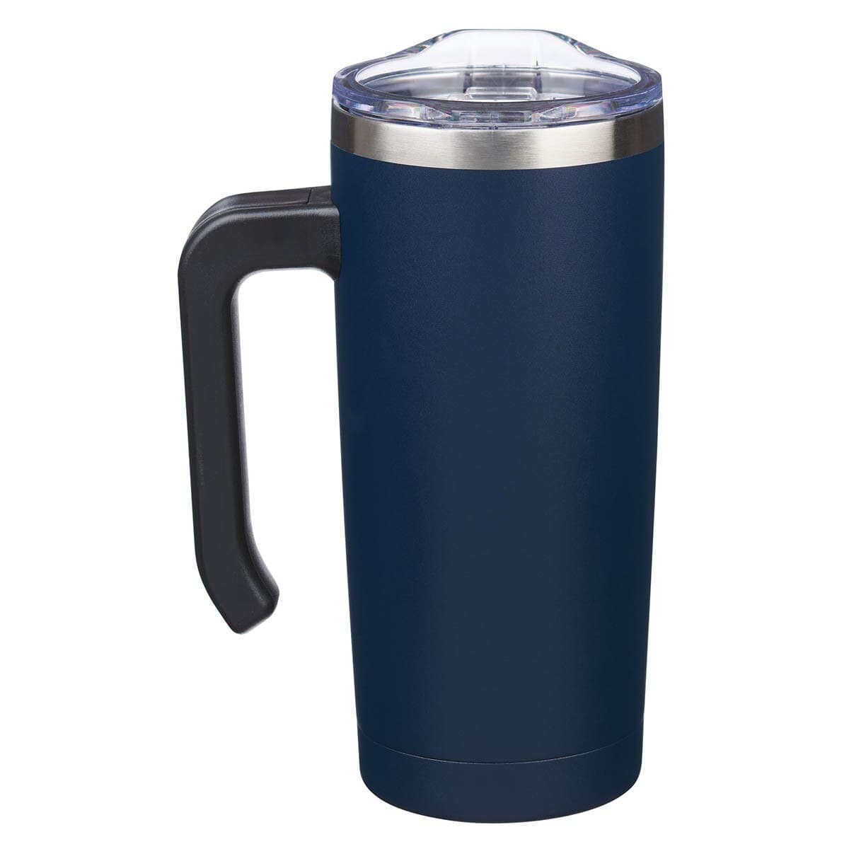 The Plans for You - Jeremiah 29:11 Navy Stainless Steel Travel Mug with Handle, picture 2