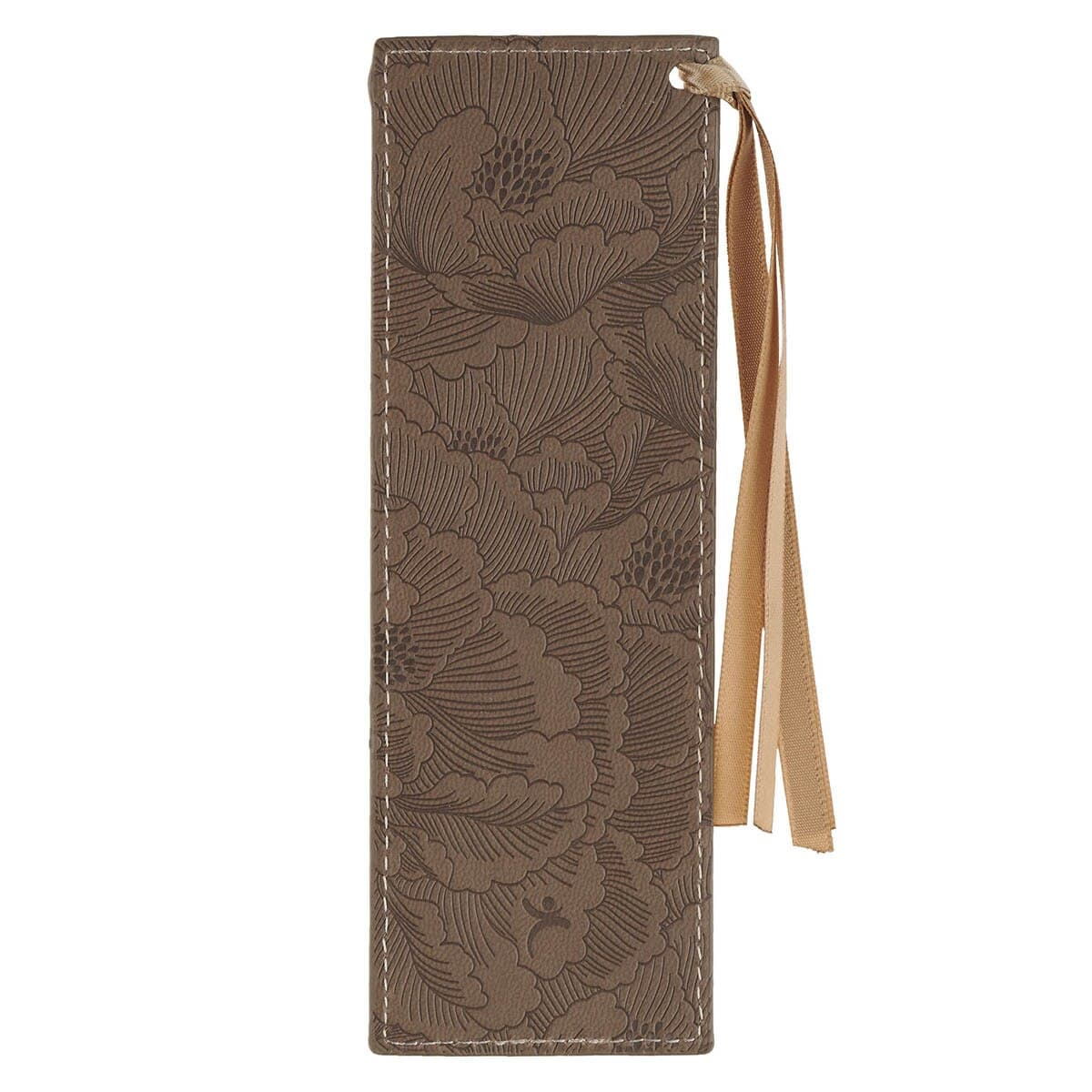 Strong and Courageous - Joshua 1:9 Brown Faux Leather Bookmark, picture 2