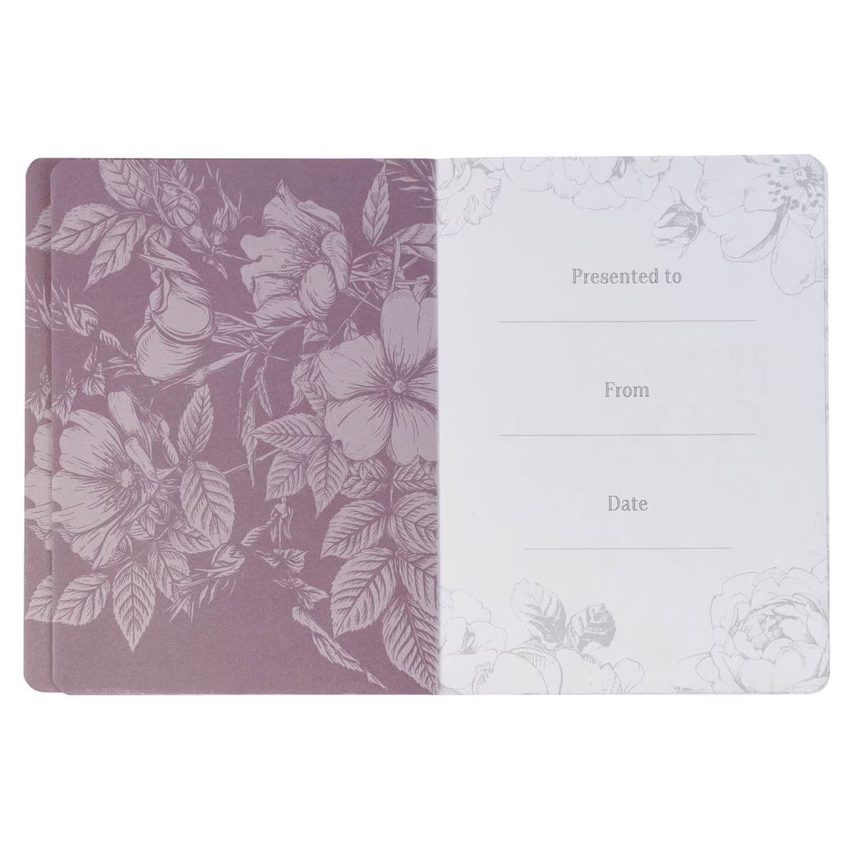 In Touch with God Pink Floral Softcover Devotional, picture 4