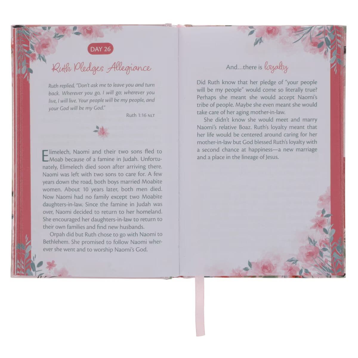 Trusting in God's Plan Pink Hardcover 90-Day Devotional, picture 5