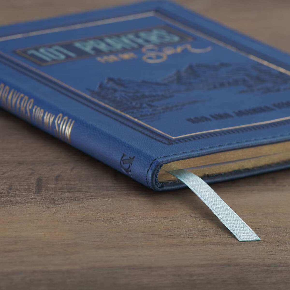 101 Prayers for My Son Blue Faux Leather Prayer Book, picture 4