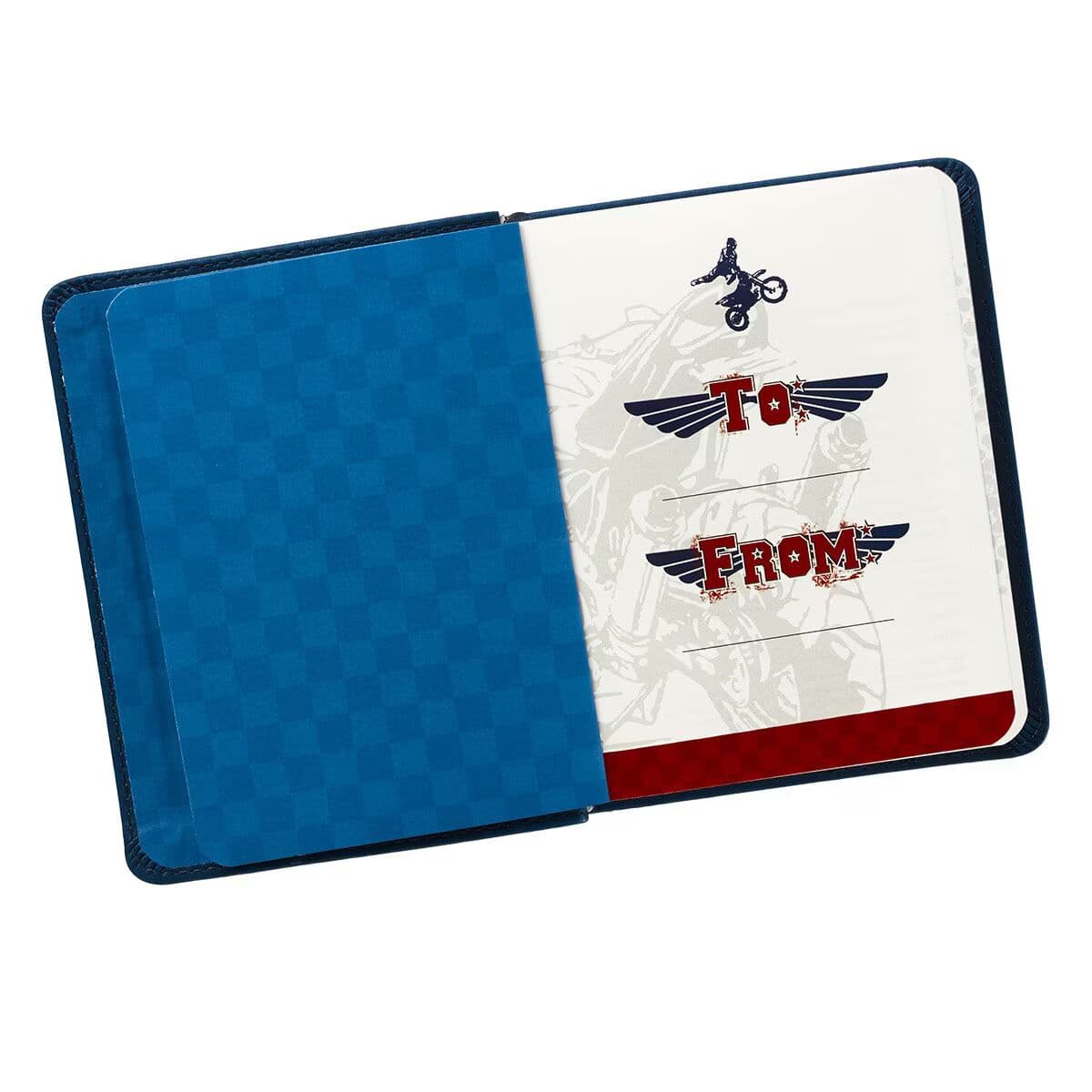 One-Minute Devotions for Boys Blue Faux Leather Devotional, picture 4