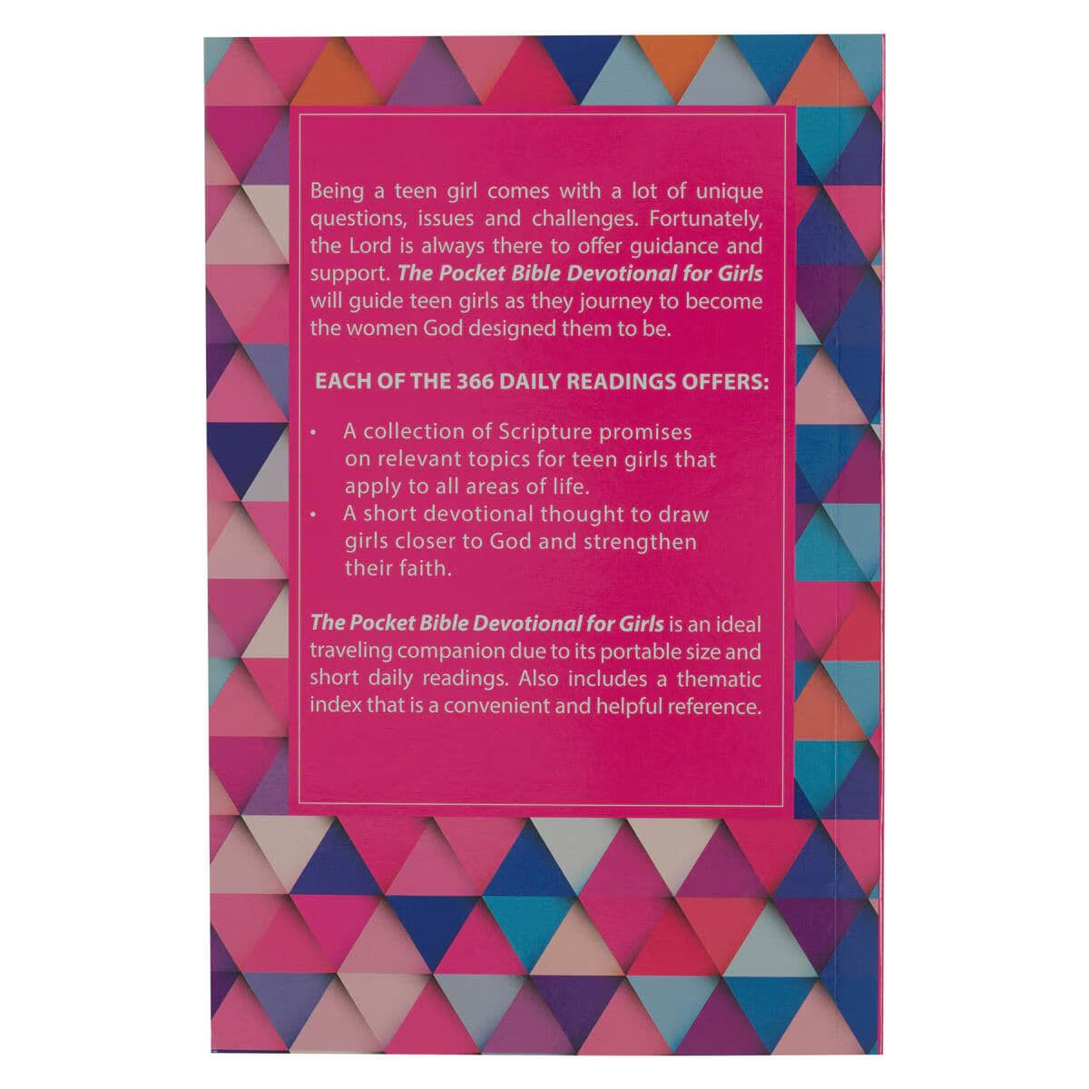 Pocket Bible Devotional for Girls in Pink Paperback Edition, picture 2
