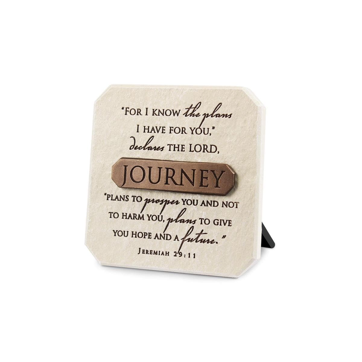 Journey Bronze 3.75H Tabletop Plaque