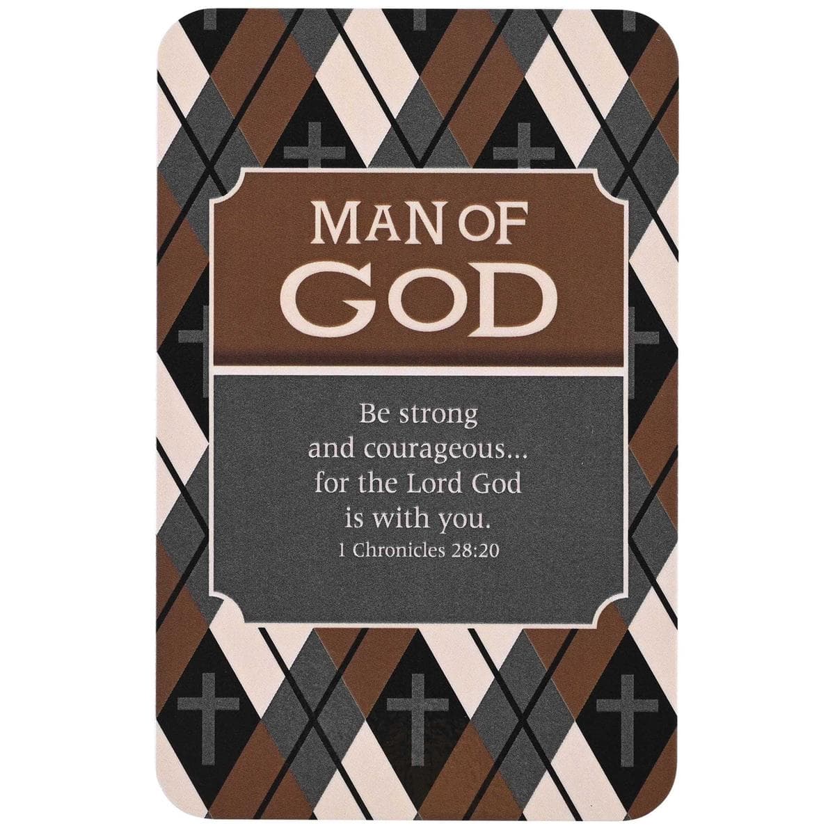 Man Of God Be Strong Pocketcard