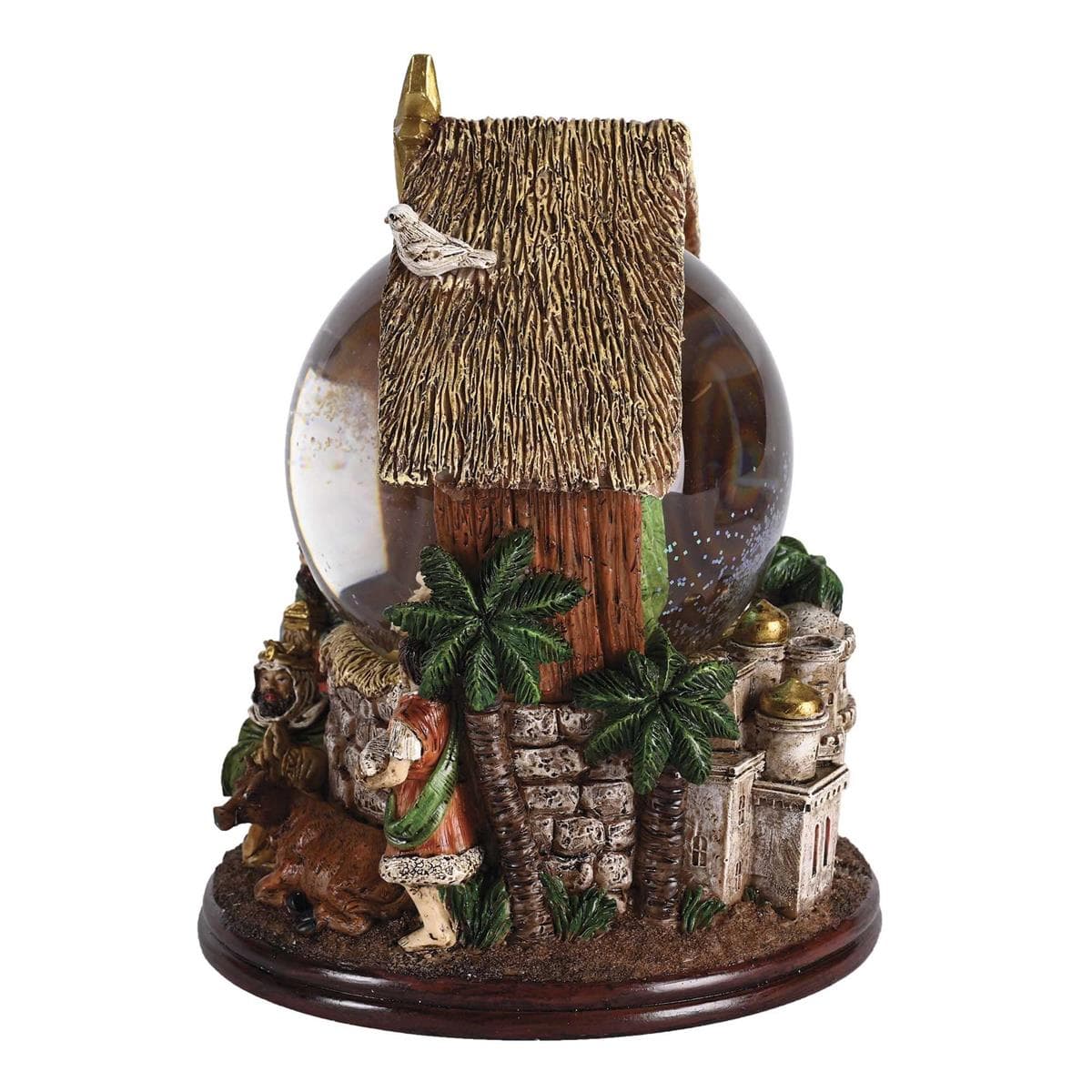 Nativity With Animals Kings Waterglobe, picture 2