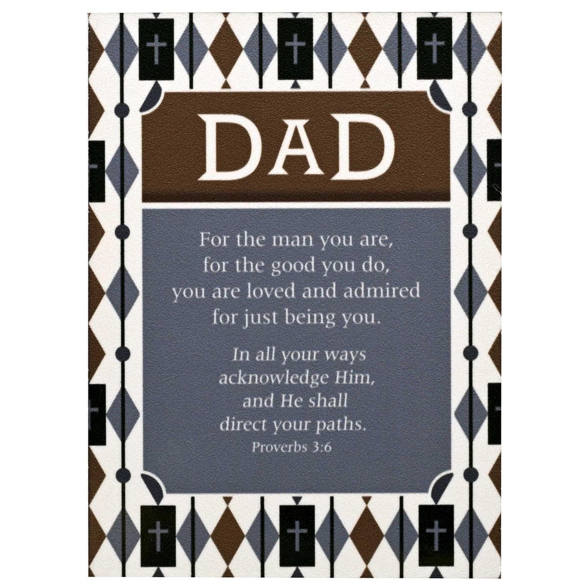 Dad In All Your 3-3/4H Hardboard Magnet