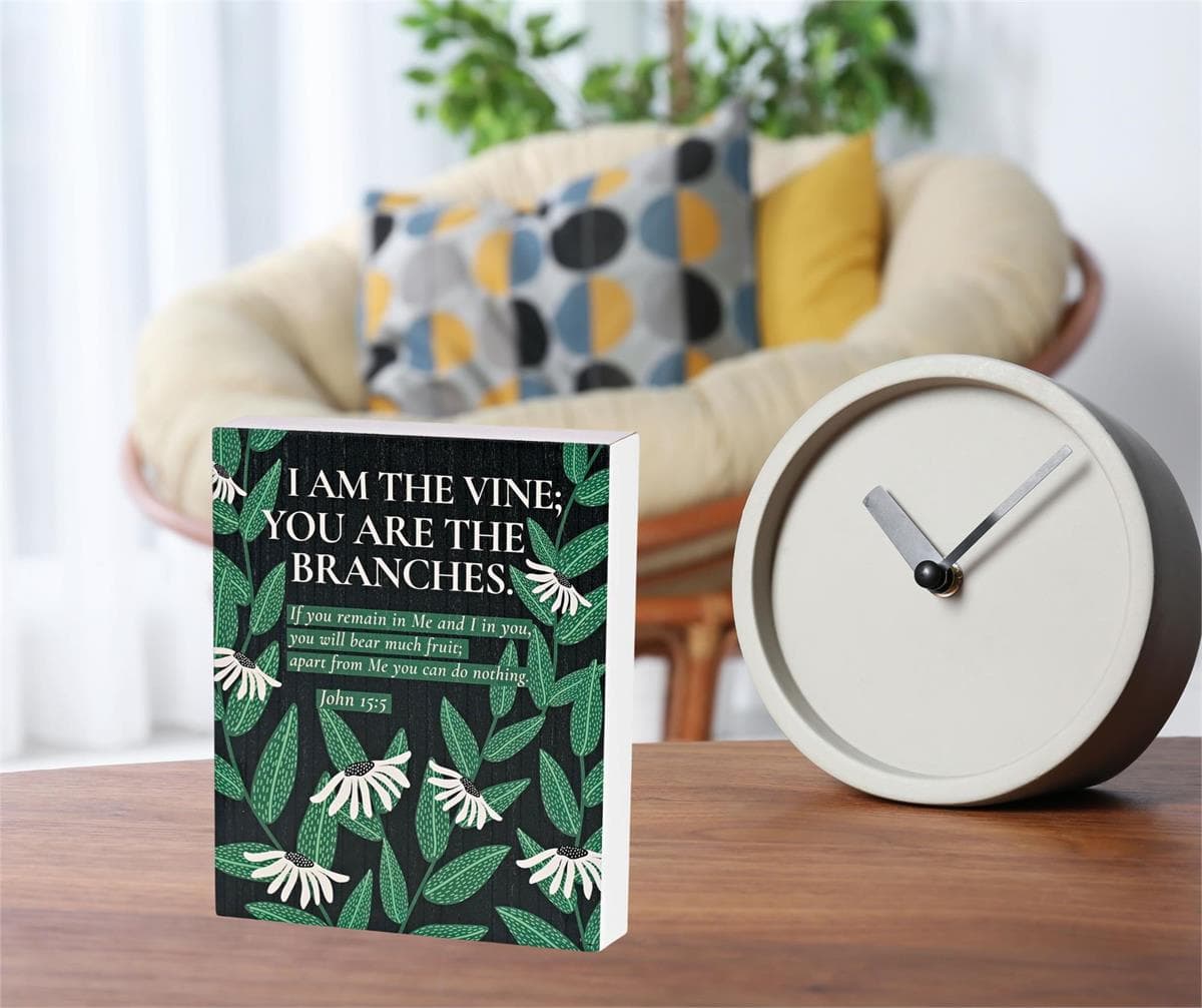 I Am The Vine 8x10 Tabletop Plaque, picture 2