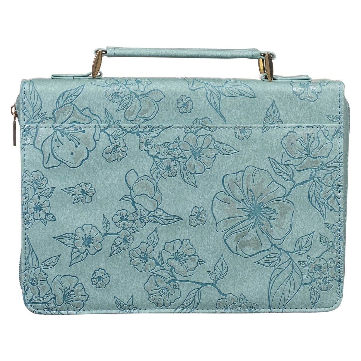 Plans to Prosper You – Jeremiah 29:11 Teal Faux Leather Fashion Bible Case (Large), picture 2