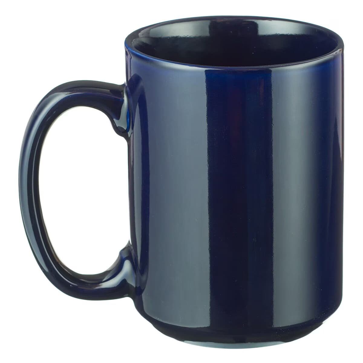 For I Know the Plans - Jeremiah 29:11 Navy Ceramic Coffee Mug, picture 2