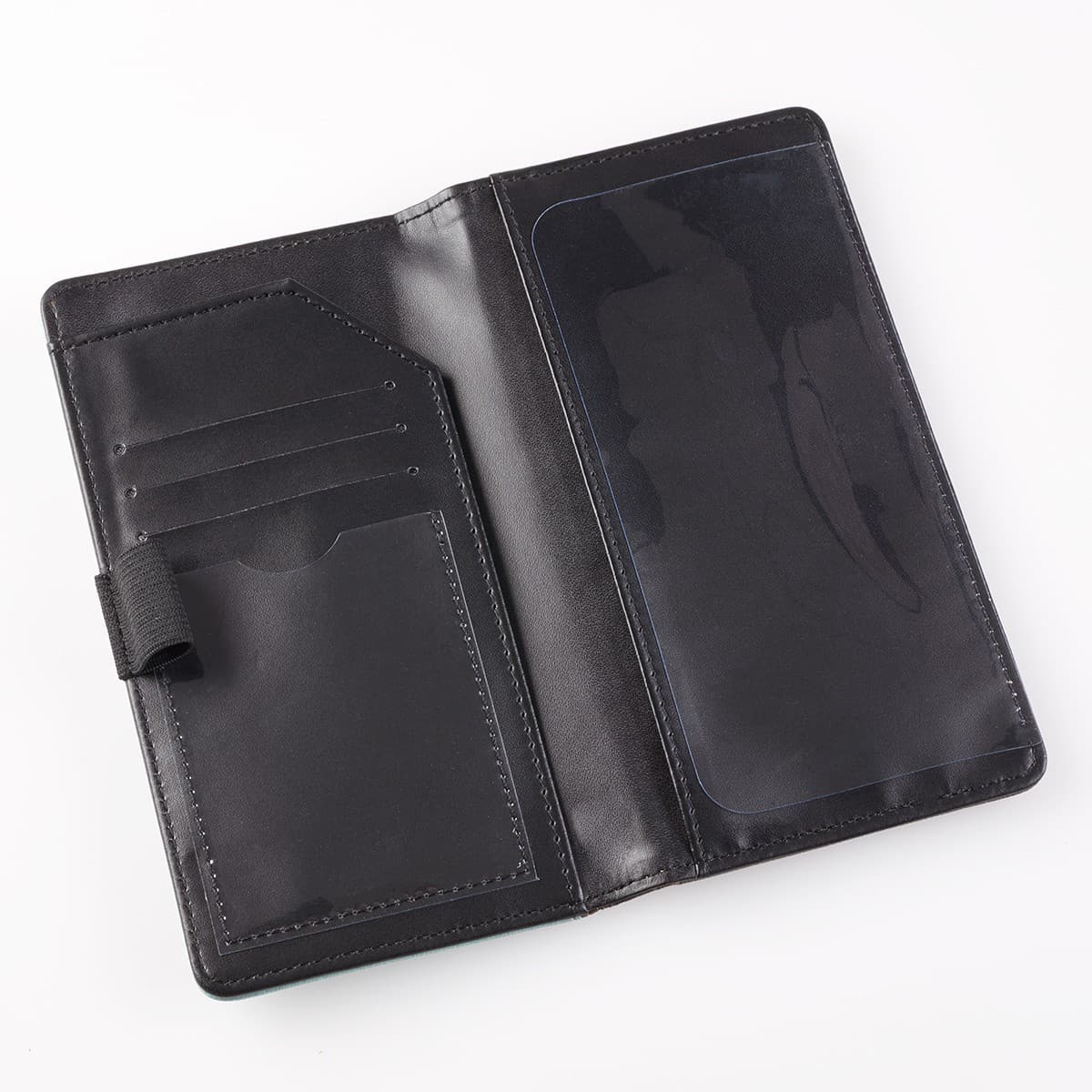 Blessed - Luke 1:45 Blue Faux Leather Checkbook Cover, picture 3