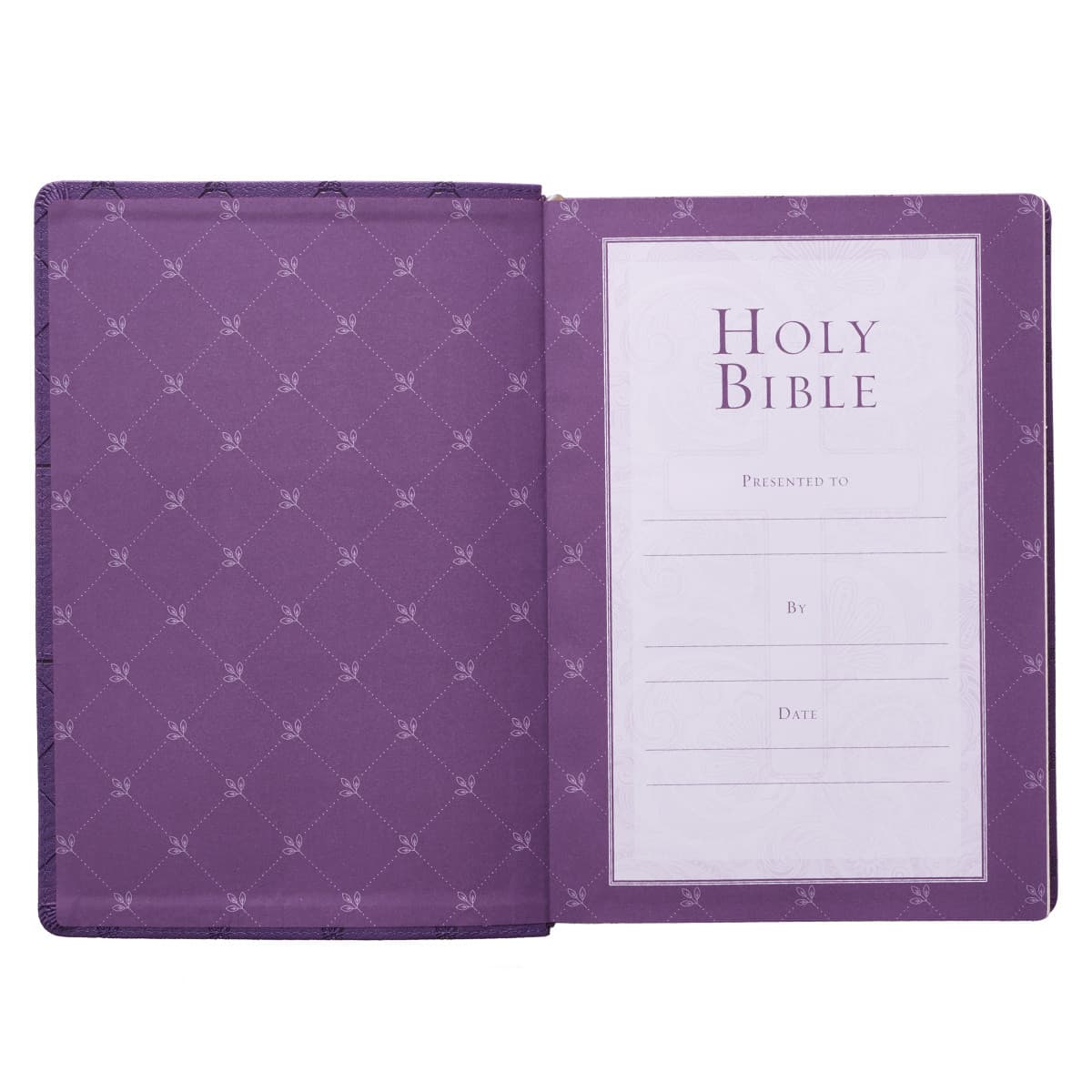 Purple Faux Leather Super Giant Print King James Version Bible, picture 4