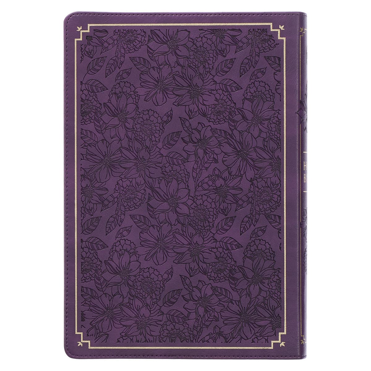 Purple Faux Leather Giant Print Full-Size King James Version Bible with Thumb Index, picture 2