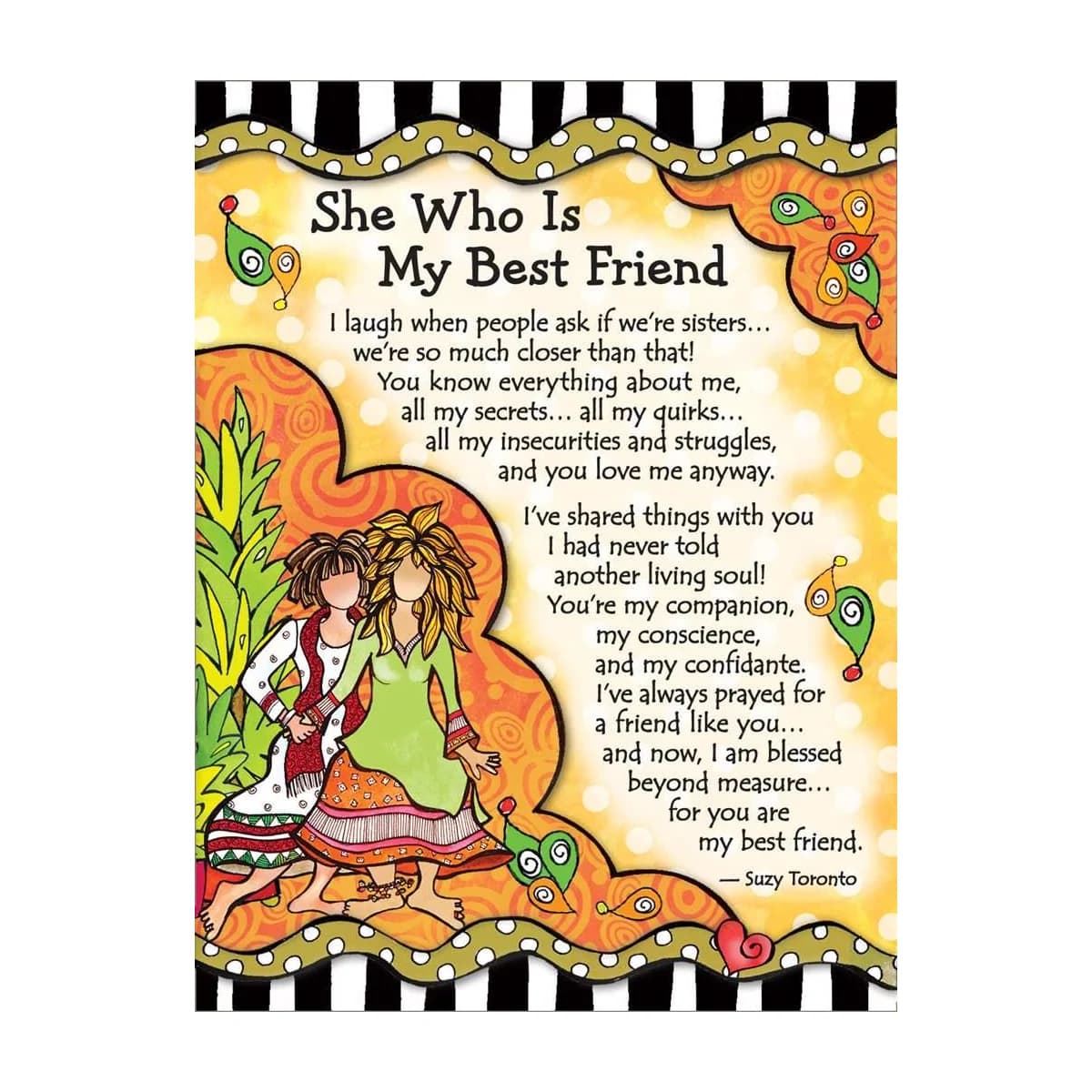 She Who Is My Best Friend Blue Mountain Arts Fridge Magnet