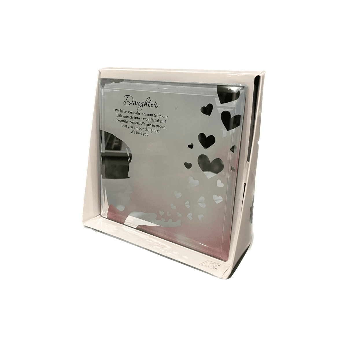 Daughter Silhouette Frame With Easel Back