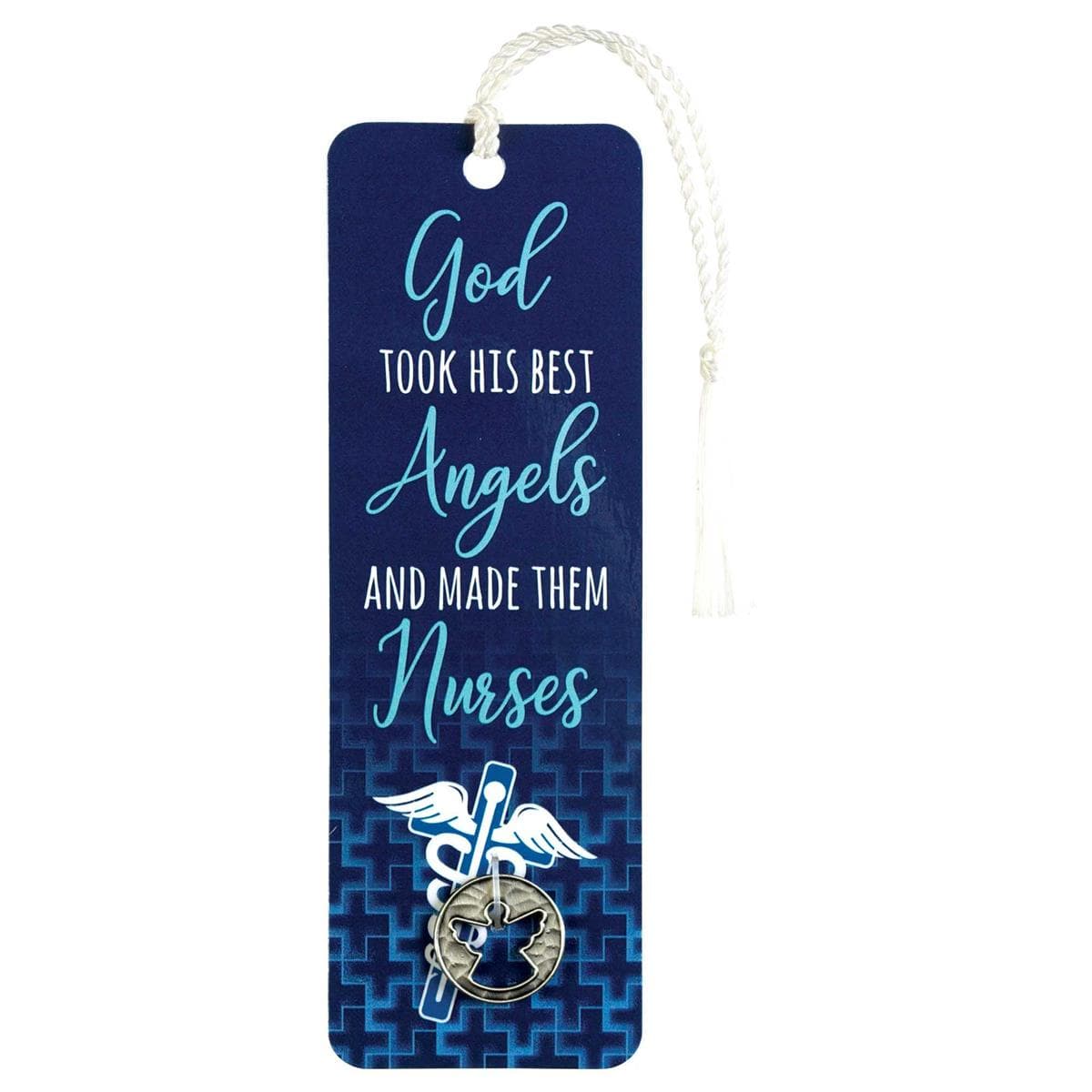 NURSE GOD TOOK HIS TASSEL COIN BOOKMARK