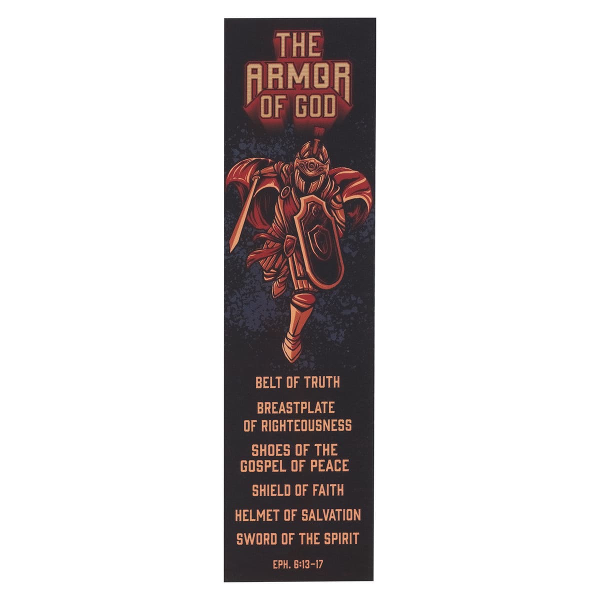 Armor of God - Ephesians 6:13-17 Sunday School/Teacher Bookmark Set