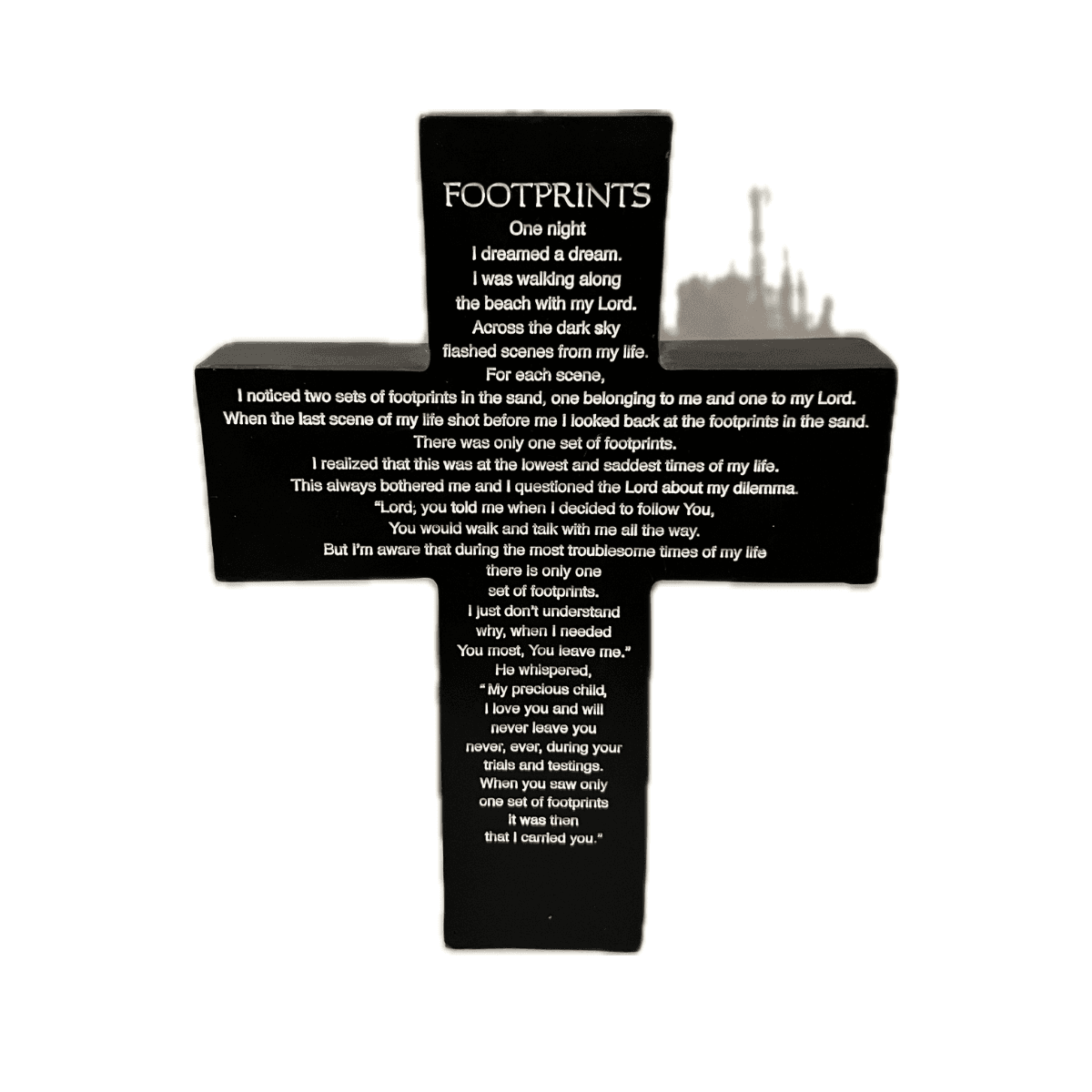 Footprints Tabletop Cross, picture 2