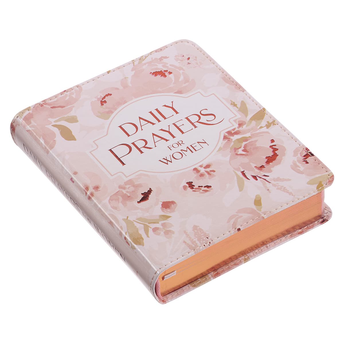 Daily Prayers for Women Pink Floral Faux Leather Devotional, picture 3