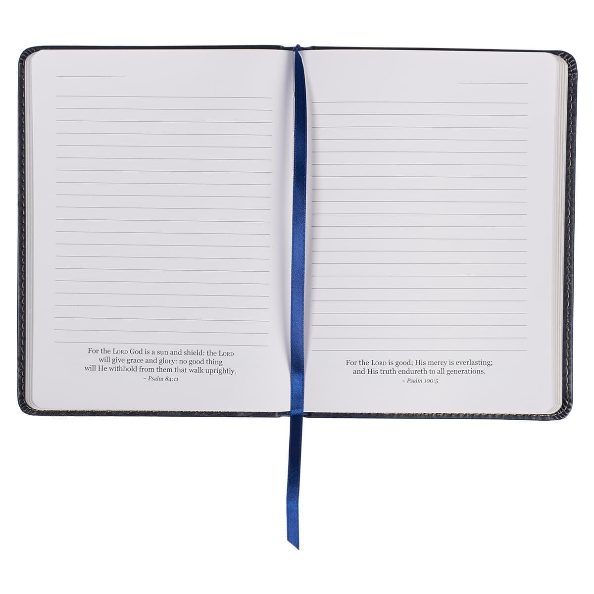 Wings Like Eagles - Isaiah 40:31 Navy Blue Handy-sized Faux Leather Journal, picture 5