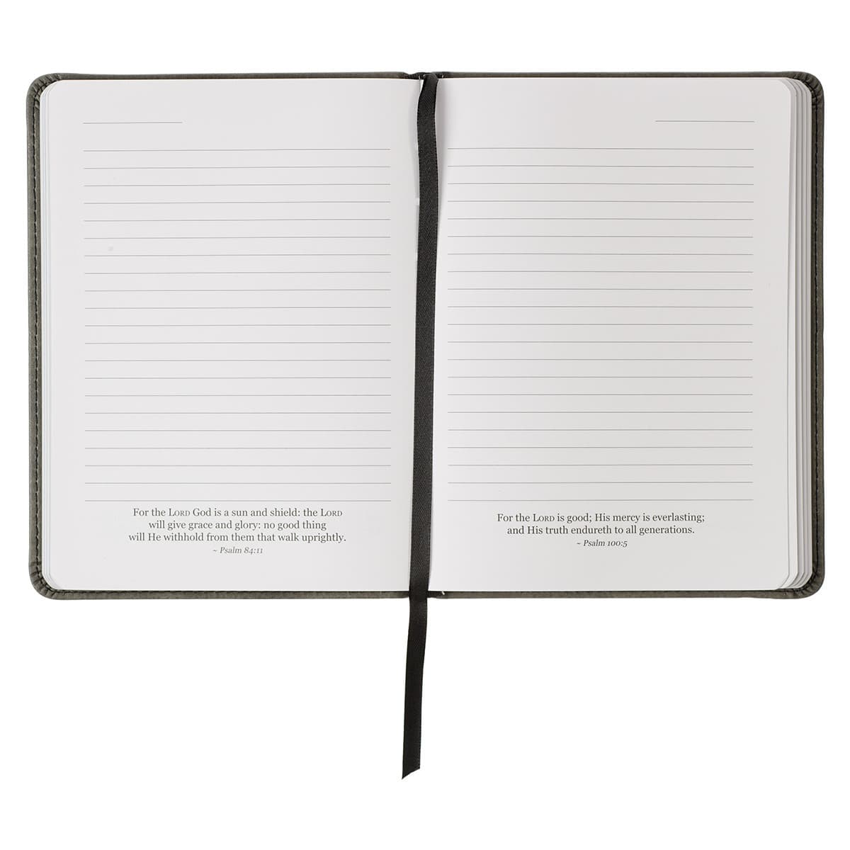 Trust in the LORD - Proverbs 3:5 Gray Faux Leather Handy-sized Journal, picture 5
