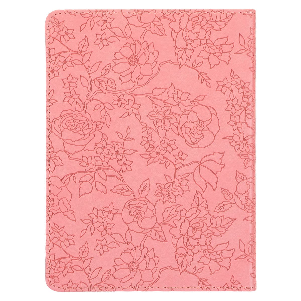 More Precious than Rubies - Proverbs 31:26 Strawberry Pink Handy-sized Faux Leather Journal, picture 2