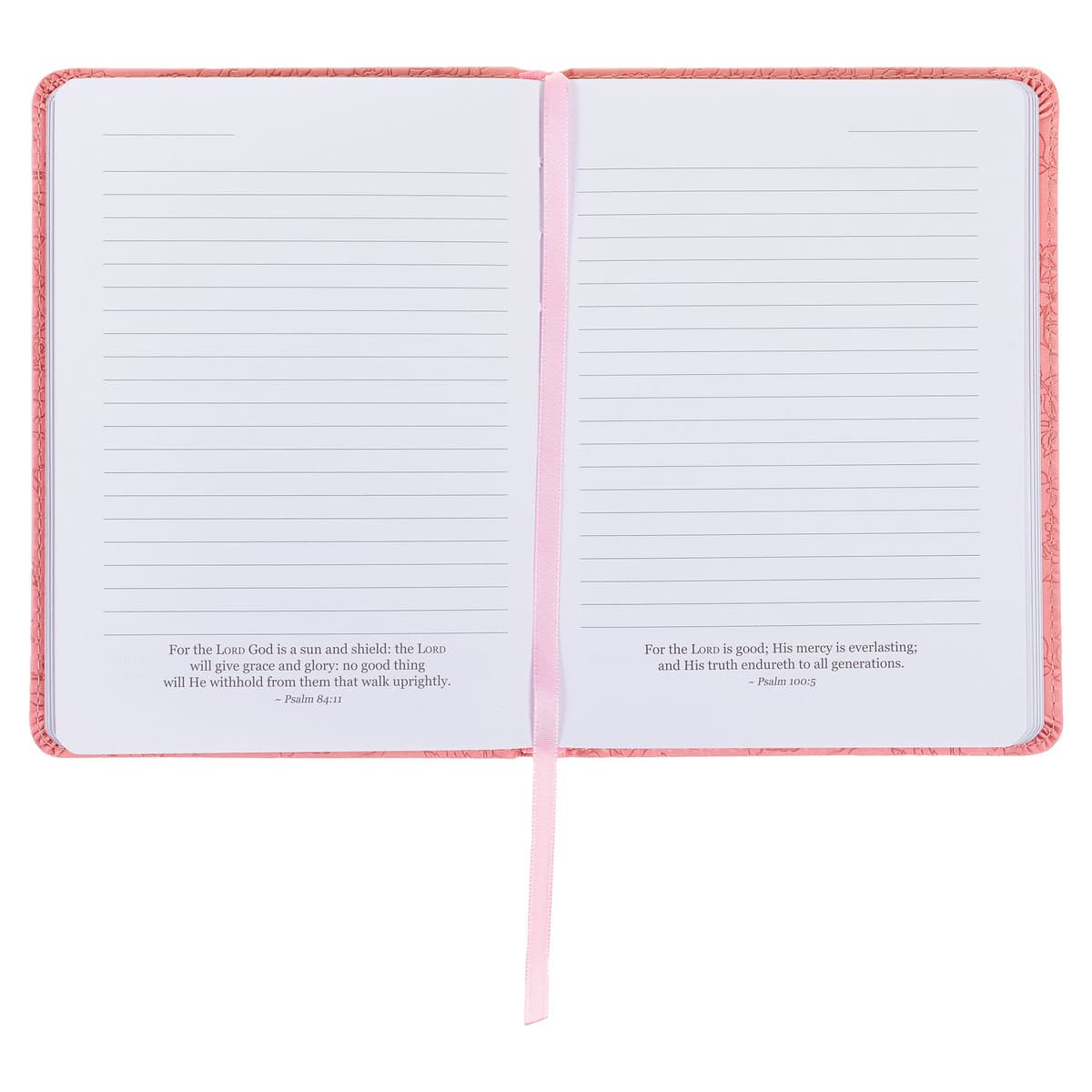 More Precious than Rubies - Proverbs 31:26 Strawberry Pink Handy-sized Faux Leather Journal, picture 5