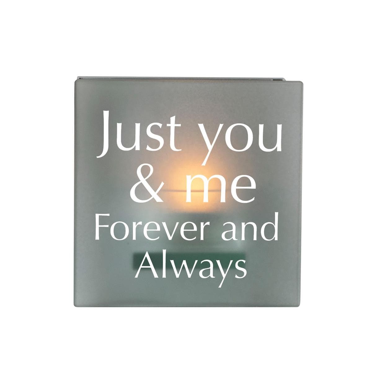 Tealight Just You & Me Forever & Always Tealight Candleholder, picture 3