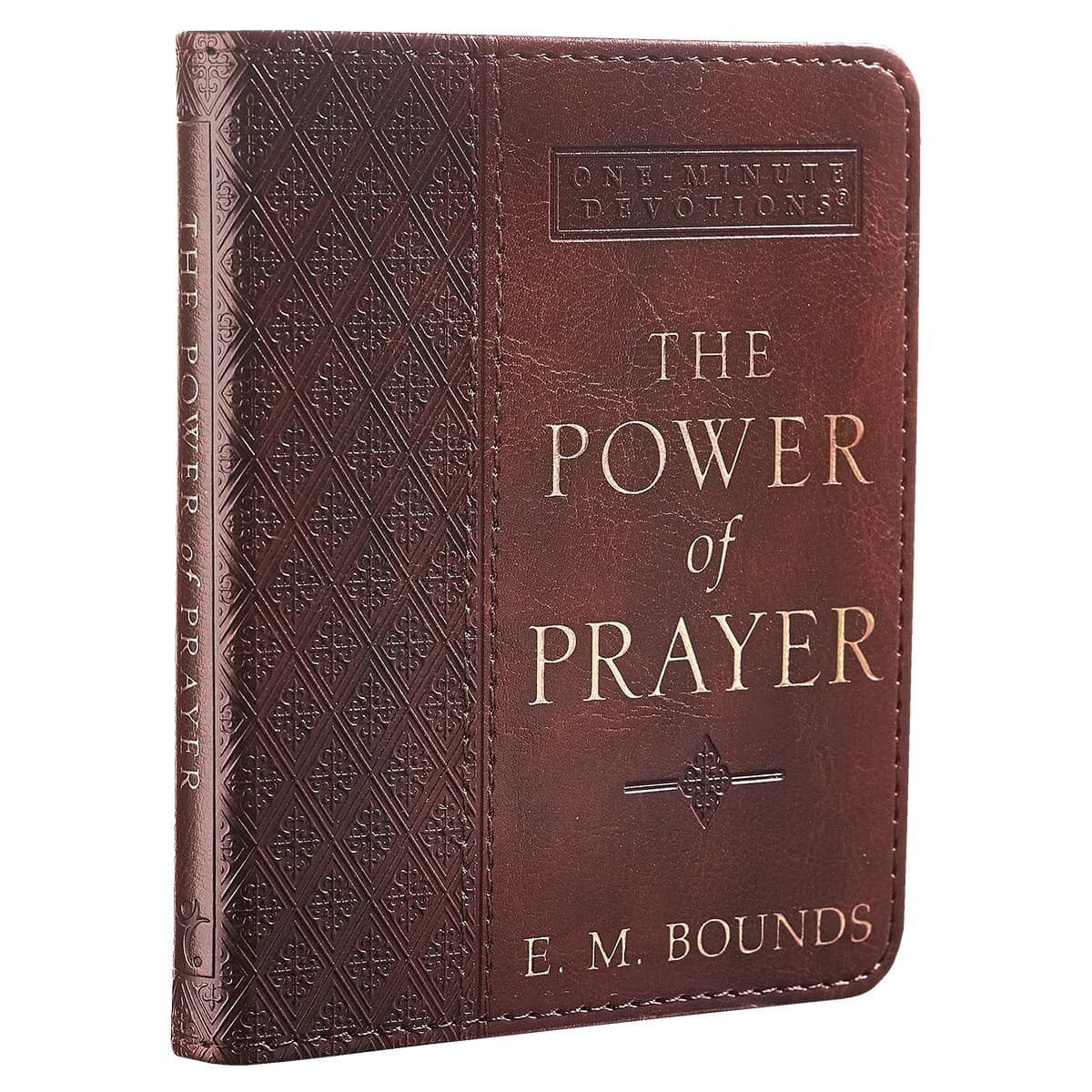 The Power of Prayer Brown Faux Leather One-Minute Devotions, picture 3