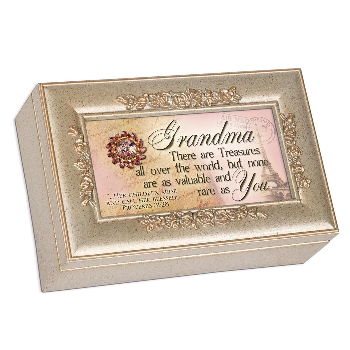 GRANDMA PETITE ROSE MUSICAL BOX
