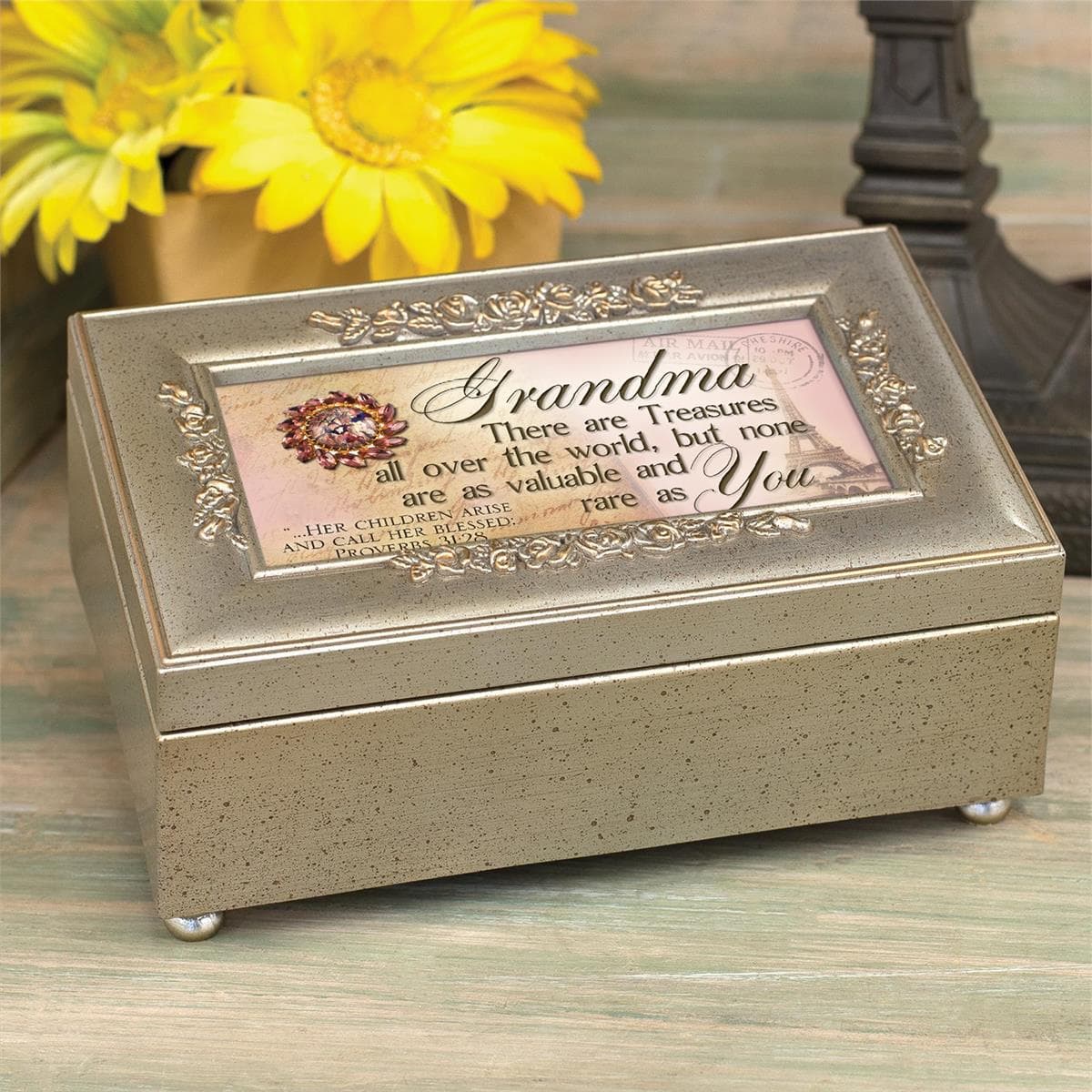 GRANDMA PETITE ROSE MUSICAL BOX, picture 2