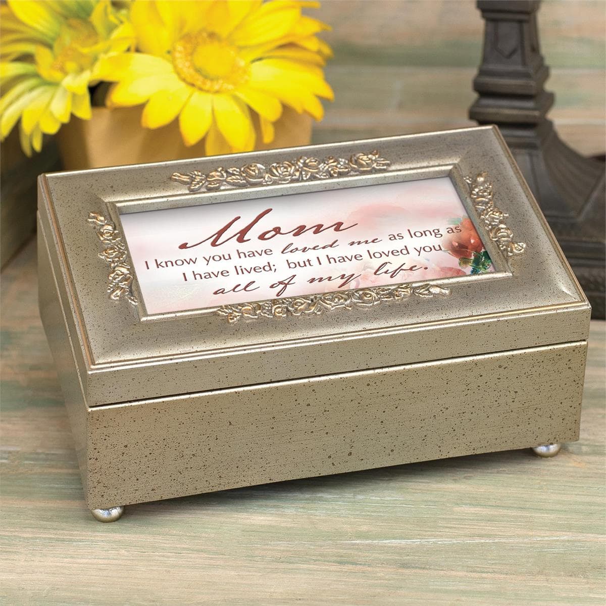 MOM I LOVE YOU PETITE MUSICAL BOX, picture 2