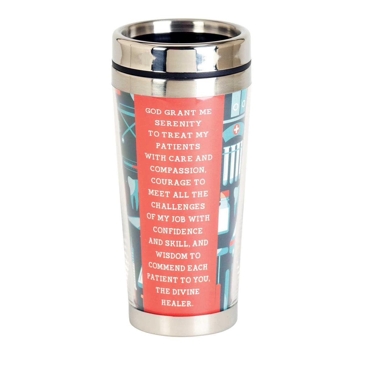Medical Serenity Prayer 16 Oz Travel Mug, picture 2