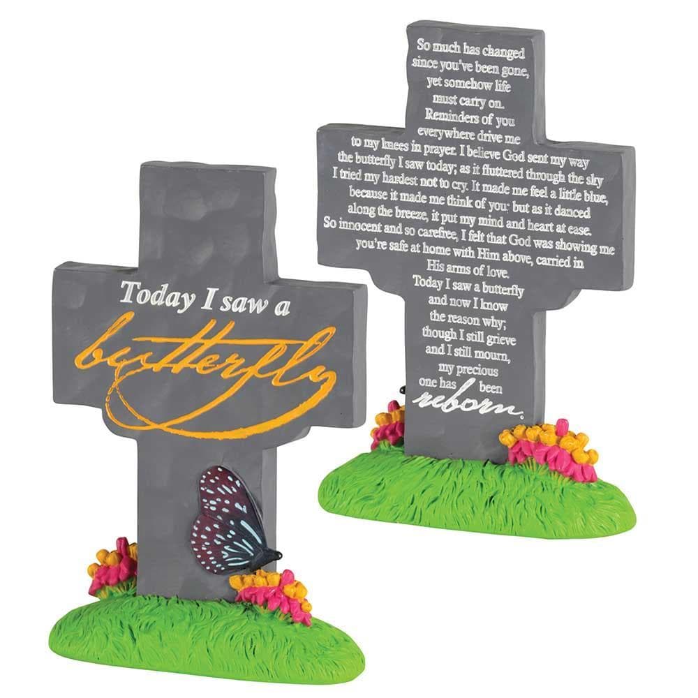 Bereavement Butterfly Tabletop Cross, picture 4