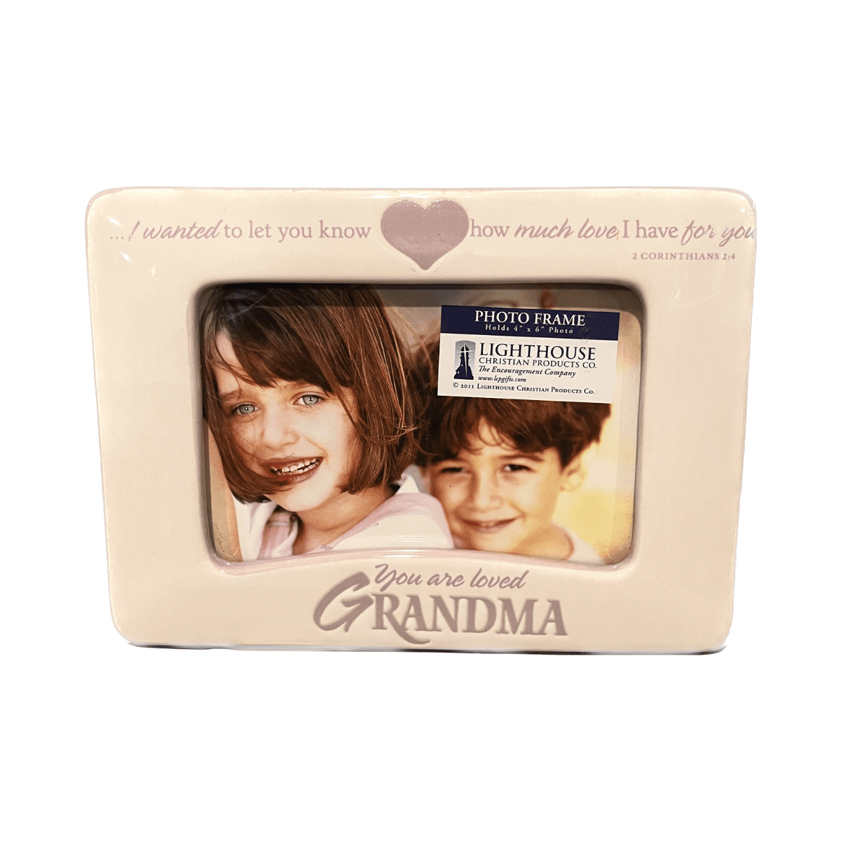 You Are Loved Grandma Ceramic Photo Frame