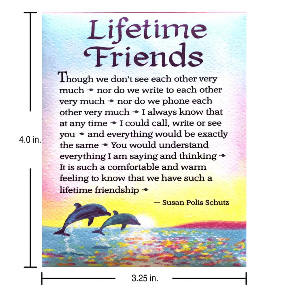 "Lifetime Friends" Refrigerator Magnet by Susan Polis Schutz, picture 2