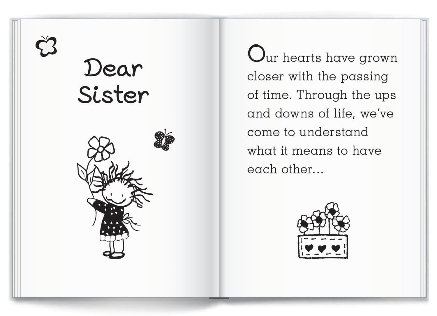 "I Love You, Sister" Little Keepsake Book by Marci, picture 3