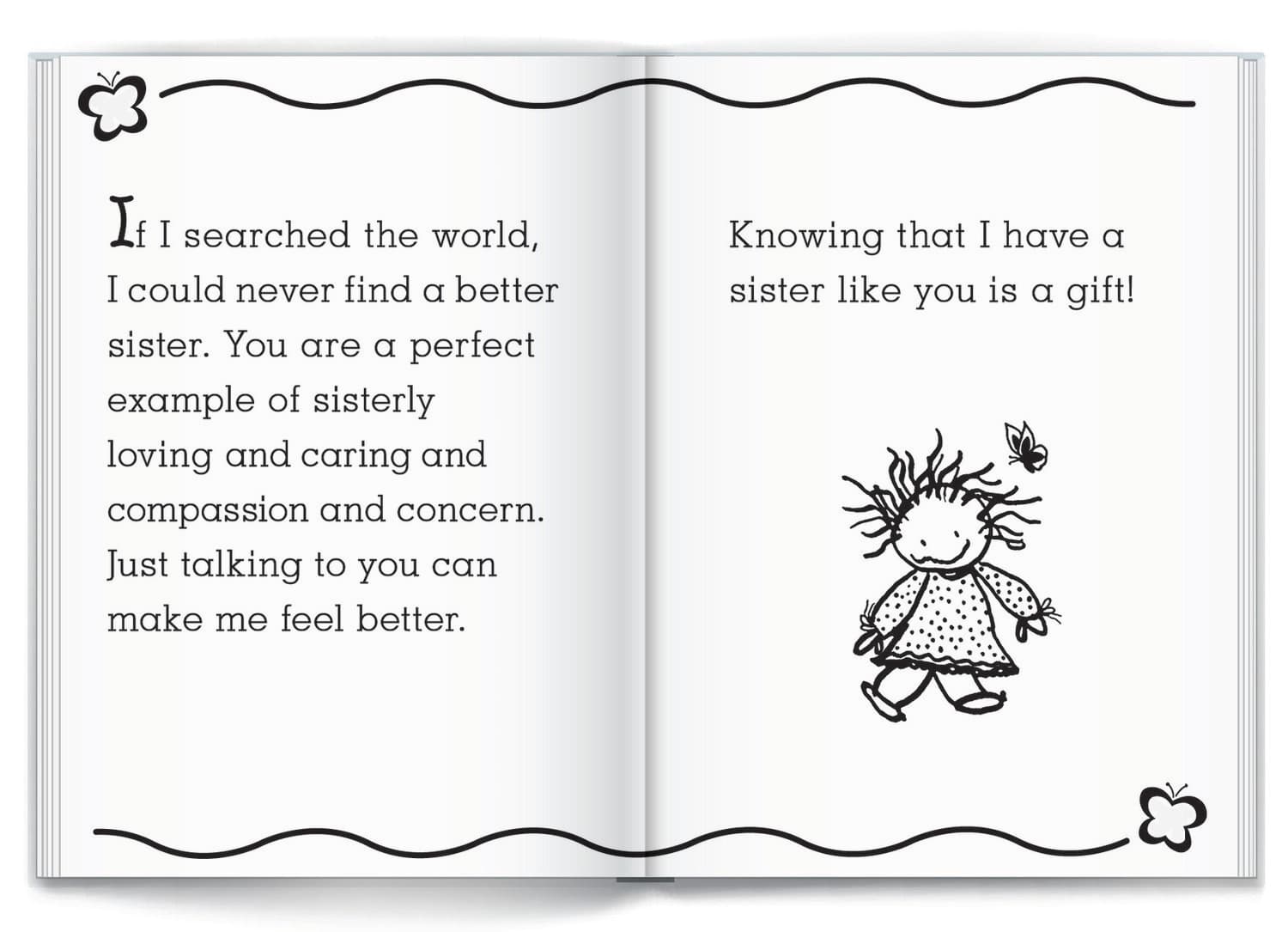 "I Love You, Sister" Little Keepsake Book by Marci, picture 5
