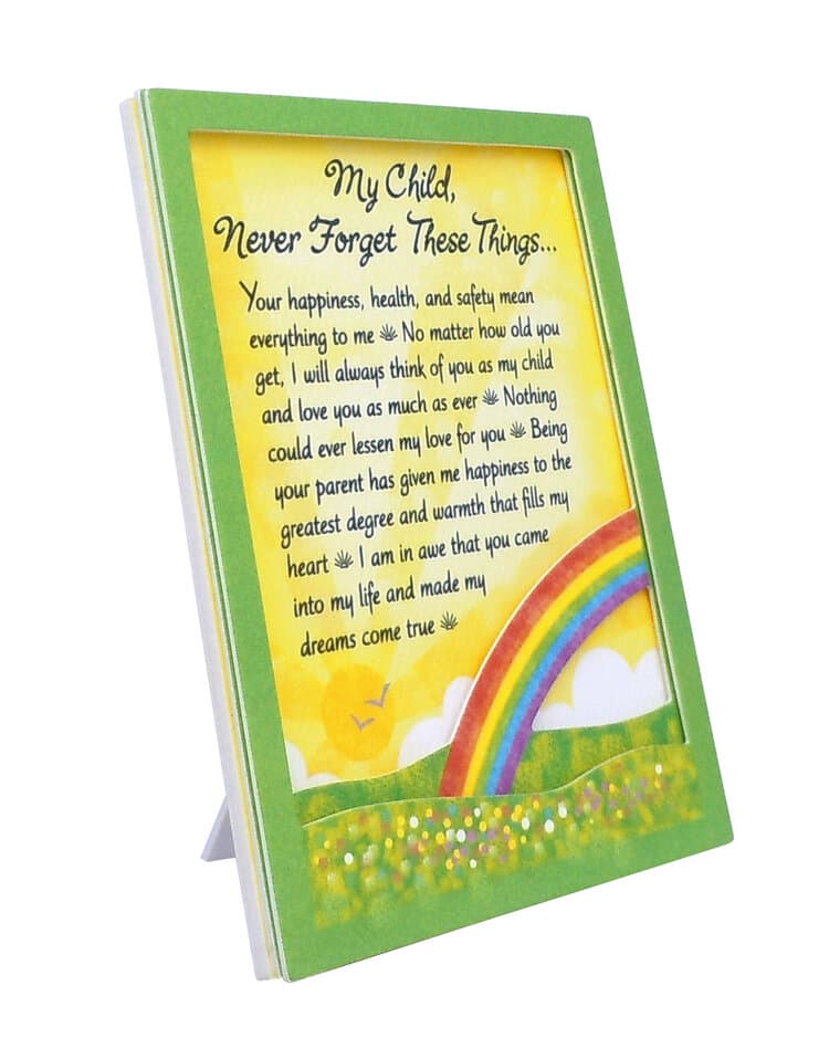 "My Child, Never Forget These Things…" Magnet with Easel Back, picture 3
