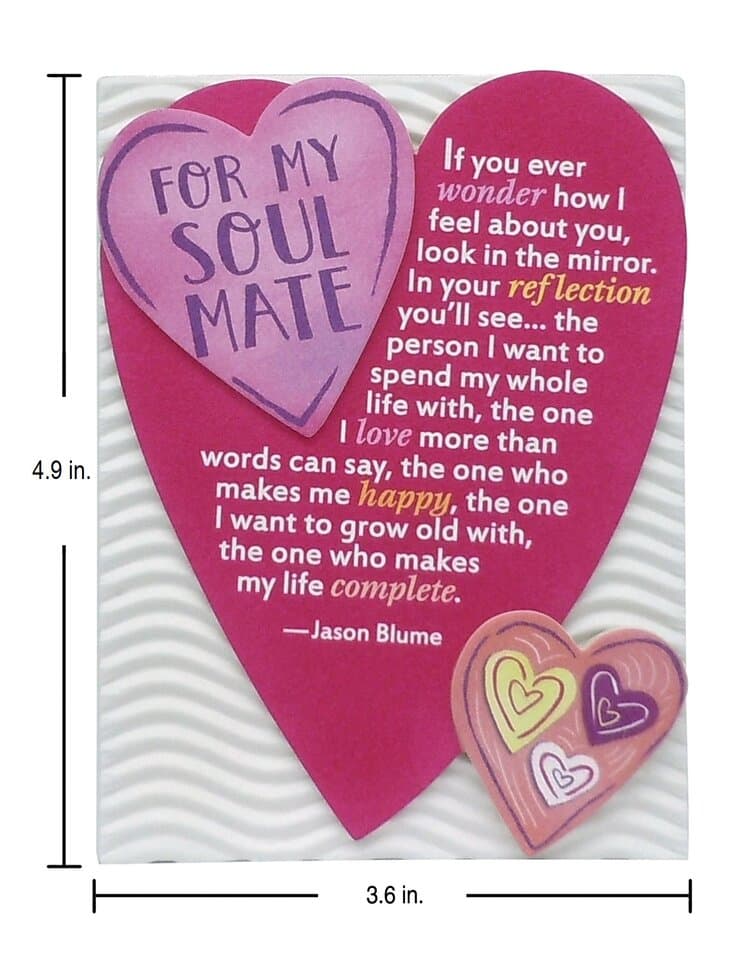 "For My Soul Mate" Magnet with Easel Back, picture 2