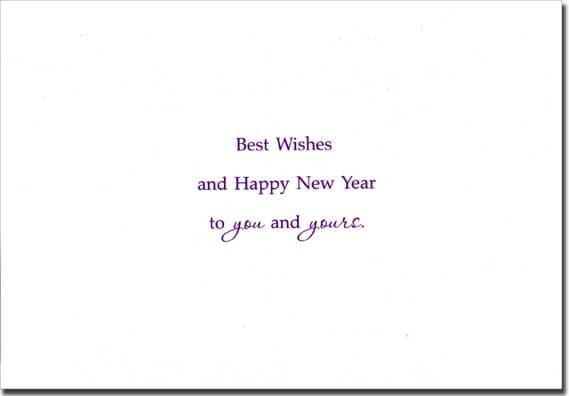 Designer Greetings Ring in the New Box of 18 New Year Cards, picture 2