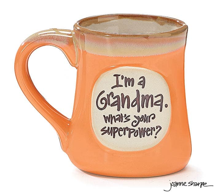 GRANDMA SUPERPOWER PORCELAIN MUG
