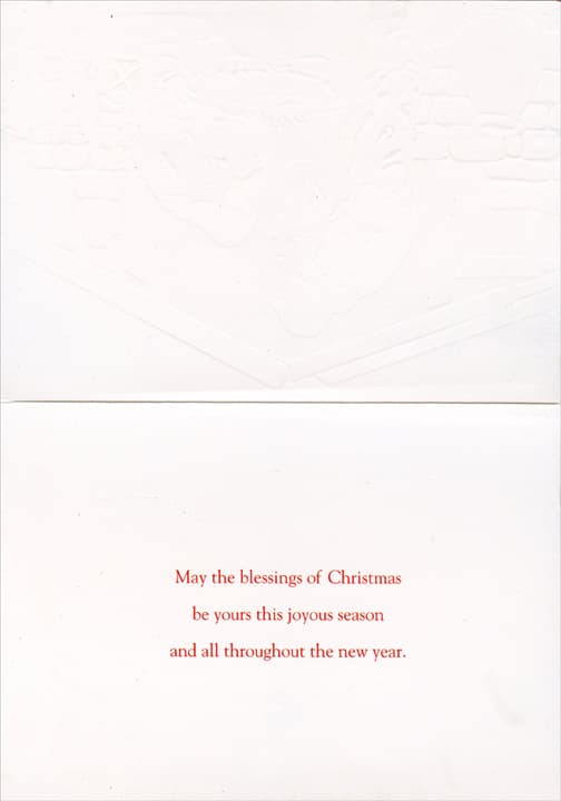 Designer Greetings Mary Lays Jesus in Manger Religious Christmas Card (18 card/18 envelope), picture 2