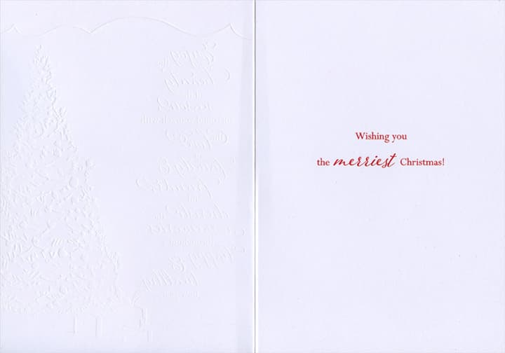 Designer Greetings Enjoy the Beauty of the Season Decorated Tree Box of 18 Christmas Cards, picture 2
